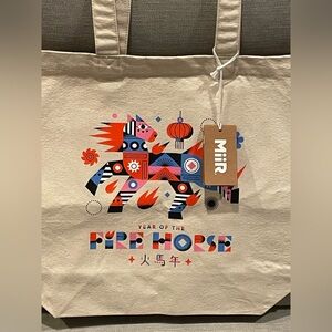 MiiR Year of the Fire Horse limited edition    tote bag. 100% organic cotton.NWT